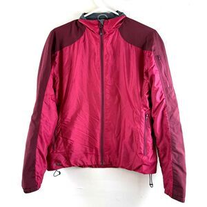Outdoor Research Jacket Full Zip Red Pink Insulated Hiking Camp Outdoor Womens S